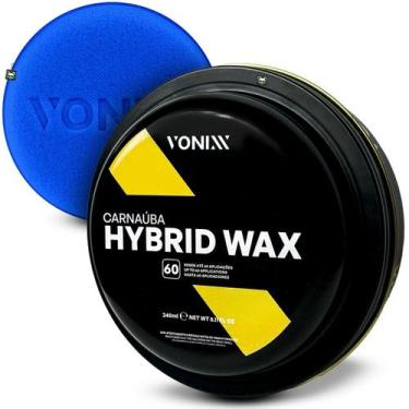 Imagem de Cera Automotiva Carnaúba Hybrid Wax 240ml Brilho Proteção por até 4 Me