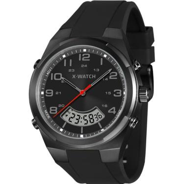 Imagem de Relógio X-Watch Anadigi Black-Masculino