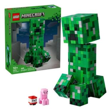 Imagem de Lego Minecraft O Creeper 21276 Blocos De Montar 665 Peças De Construçã