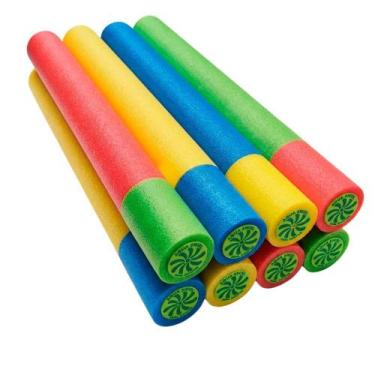 Imagem de Kit 36 Lança Água Brinquedo Infantil Colorido Para Brincar na Piscina 