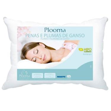 Imagem de Travesseiro Plooma 80% Pena 20% Plumas de Ganso 0,50x0,70m
