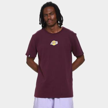 Imagem de Camiseta NBA Los Angeles Lakers Mitchell & Ness Rubber Masculina-Masculino