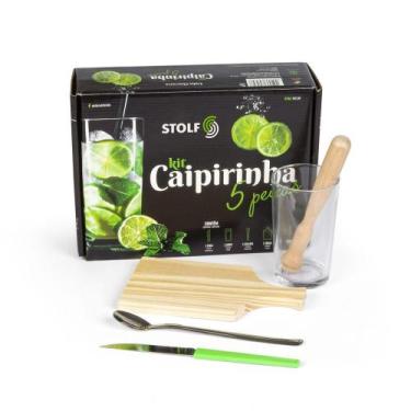 Imagem de Kit Para Preparo Caipirinha Com 5 Peças Stolf - Unica - Artefatos de M