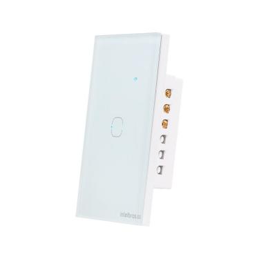 Imagem de Interruptor Smart Zigbee Touch EZS 1001 com Controle por App e Voz Branco Intelbras