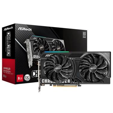 Imagem de Placa de Vídeo Challenger Oc Rx9060 Xt 8gb Gddr6 para Jogos em 4k com Ray Tracing Asrock