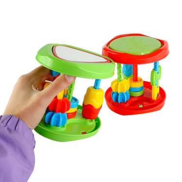 Imagem de Brinquedo Infantil Educativo de Montar e Empilhar para Coordenação Motora e Cores Colorido Maral