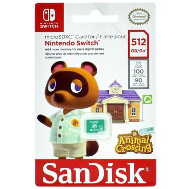 Imagem de Cartão de Memória Micro SD Nintendo Switch 512GB SDSQXAO-512G-GNCZN para Console Sandisk