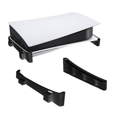 Imagem de Mcbazel Suporte horizontal para PS5, acessórios de base compatíveis com Playstation 5 Disc & Digital Editions - Preto (não para PS5 Slim)