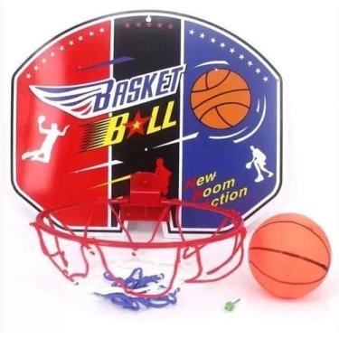 Imagem de Mini Cesta De Basquete Infantil Com Tabela E Bola- Wellmix - Wellkids