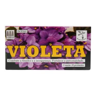 Imagem de Defumador Natureza Violeta Tablete  Harmonia  Elevação Espiritual  Equ