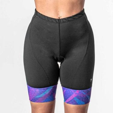 Imagem de Bermuda Ciclista Bike Acolchoada Mod. Enchant Fem. - Poker, P, Preto, 