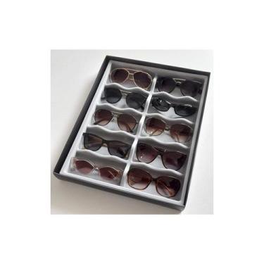 Imagem de Porta Joias Oculos Organizador Gaveta Po 001 Cinza Cinza - Fergraf, Ci