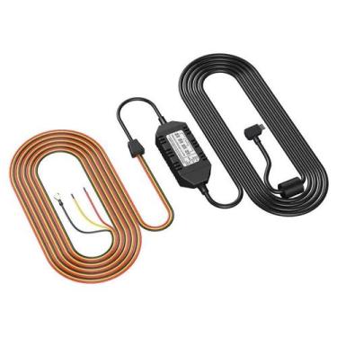Imagem de Kit De Cabos Mini USB HardWire 3 Fios ACC Para Câmera Veicular Viofo A