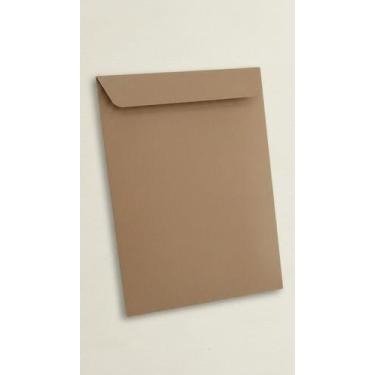 Imagem de Envelope Kraft 16x22cm Liso Bico Vertical 240g - Congratulations Store