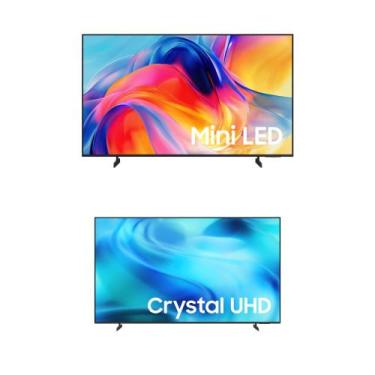 Imagem de Samsung Smart TV 55" MiniLED 4K M75H + Samsung Smart TV 50" Crystal UH
