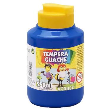 Imagem de Tinta Tempera Guache 250ml 501 - Azul Turquesa - ACRILEX, 501 - AZUL T
