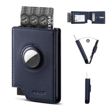 Imagem de Carteira Pop-up VULKIT 11,4 x 7,2 cm com Bloqueio RFID e Suporte para 