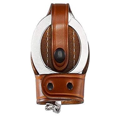 Imagem de Aker Leather 503 Capa de algema para biquíni, castanho, simples, serve na maioria das algemas de corrente padrão