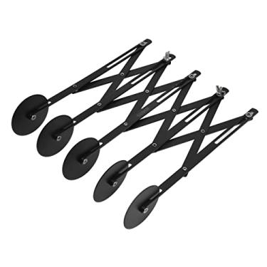 Imagem de Faca de massa de a?o inoxid¨¢vel, cortador de pastelaria, cortador de massa multifuncional seguro multifuncional, cortador de pizza expans¨ªvel cortador de rolo de pastelaria multi-roda(5 rounds),