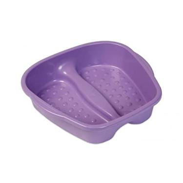 Imagem de Kit com 50 Protetores Descartáveis + Bacia para Pés, Pedicure