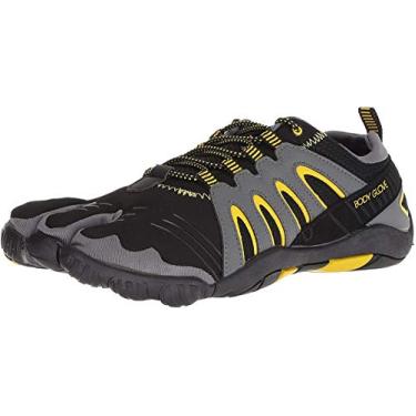 Imagem de Body Glove Sapato aquático masculino 3t Barefoot Warrior, Preto/Amarelo, 41
