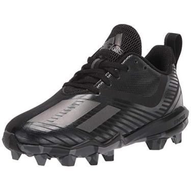 Imagem de adidas Tênis de corrida unissex infantil Adizero Spark Mid, Preto/Metálico Noturno/Preto, 18