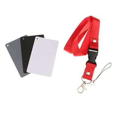 Imagem de FAKEME Cartões de equilíbrio branco cinza 18% cartões cinza personalizado cor calibração DSLR/SLR câmera