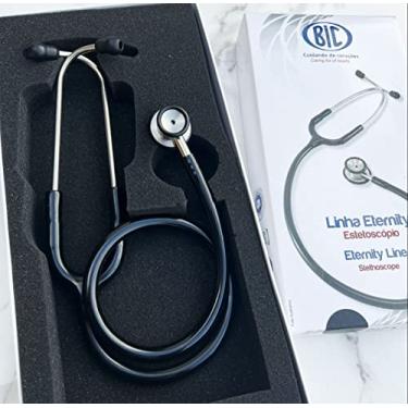 Imagem de Estetoscópio Neonatal Duplo Inox Preto Eternity Es1521 BIC Diagnóstico