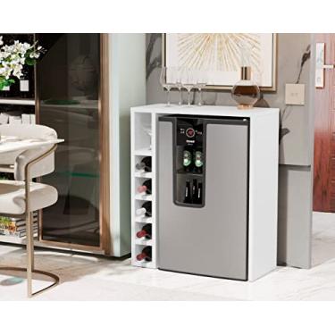 Imagem de Aparador Adega Bar Para Cervejeira Branco - JM Casa dos Móveis