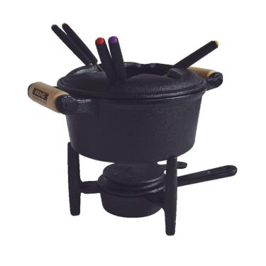 Imagem de Panela de Fondue a Álcool Completo em Ferro Fundido 18cm