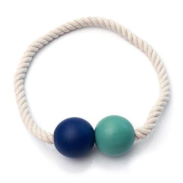 Imagem de prendedores de cortina Amarre a corda para prender a cortina de forma simples. Amarre a corda, fivela magnética, borla e espiga,T2,2 PCS