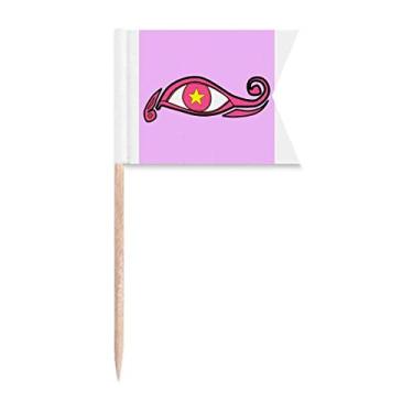 Imagem de Charade Thellord Eye Palito de Dente, Marcação de Rotulagem para Bolo de Festa Prato de Queijo