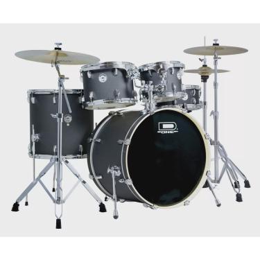 Imagem de Bateria D One Rocket DR22 bks Black Satin Acústico DR-22