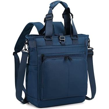 Imagem de mygreen Tokyo Tote Messenger Mochila conversível sacola e mochila, serve para laptop de 15,6 polegadas, Azul, 15.6 inch Laptop, Mochilas de viagem