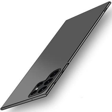 Imagem de Capa Capinha Acrílica Fosca Ultra Fina Para Samsung Galaxy S23 Ultra Tela 6.8 Case Design Slim (Preta)