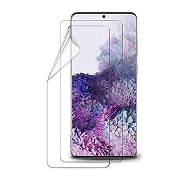 Imagem de Kit 2x Películas de Gel Transparente Samsung Galaxy S20 Plus (S20+) + Kit de Aplicação