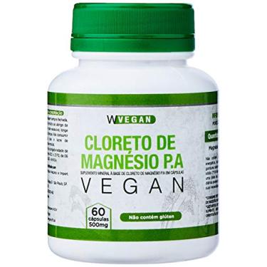 Imagem de W Vegan Mais Nutrition Cloreto De Magnésio Vegan Branco Pacote De 60 Capsulas