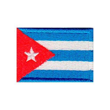 Imagem de Patch Bordado - Bandeira De Cuba Pequena BD50114-40P Termocolante Para Aplicar