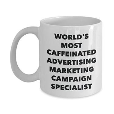 Imagem de Caneca especializada da campanha de marketing de publicidade mais cafeinada do mundo - Caneca de café de cacau quente divertido - Gi de aniversário de Natal