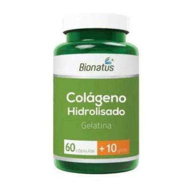 Imagem de Colágeno Hidrolisado Gelatina Com 70 Cápsulas - Bionatus
