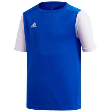 Imagem de Camiseta Adidas Estro 19 Infantil - Azul e Branco