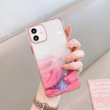 Imagem de Capa à prova de choque para iPhone 13 12 11 Pro Max X XS XR Transparente Magic Color Phone Capa traseira para iPhone SE 2020 8 7 Plus, vermelho, para iPhone SE 2020