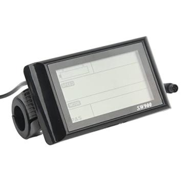 Imagem de Medidor De Display LCD De Bicicleta Elétrica SW900 Com Conector à Prova D'água Compatibilidade De Voltagem Universal Para Scooters De Bicicletas Elétricas