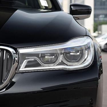 Imagem de LAVIYE Filme protetor do farol do carro 2 Pcs auto cura adesivos TPU, para BMW Série 7 F01 F02 F03 F04 G11 G12 2009 - Acessórios Presentes