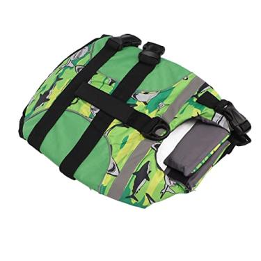 Imagem de Colete de Natação para Flutuação de Cachorro, Ajustável, Fácil de Usar, Jaqueta Salva-vidas para Cachorro, Gancho de Anel D para Passeios de Barco (S)