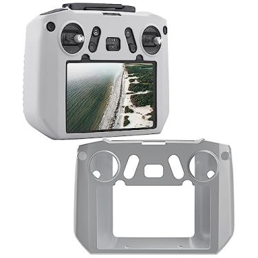 Imagem de Capa de silicone para controle remoto DJI RC Pro capa protetora para acessórios Mavic 3 (cinza)