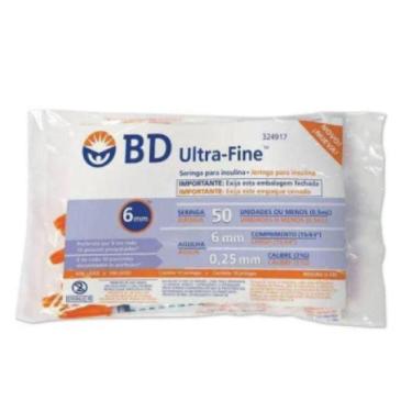 Imagem de Seringa Para Insulina 50Un 06 X 0,25 10Un Ultra-Fine - Bd