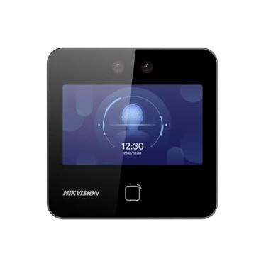 Imagem de Controle de Acesso Facial C/ Video Porteiro Hikvision DS-K1T343MWX 1.500 Faces Wifi Mifare 13,56MHZ