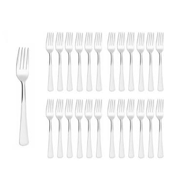 Imagem de Genérico, Garfo de Sobremesa Aço Inox Talheres Restaurante Buffet 60un