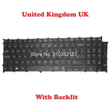 Imagem de Computador portátil po uk teclado retroiluminado para lg gram 17 17z90n 17z90n-v 17z90n-n 17z90n-r
